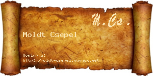 Moldt Csepel névjegykártya